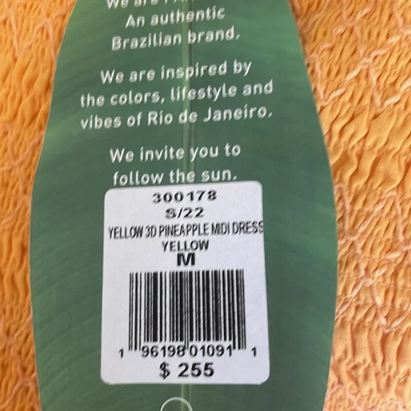 Farm Rio 3D Pineapple Midi Dress - Picture 10 of 13